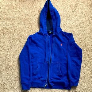 Ralph Lauren Cotton blend fleece hoodie little boys size 7